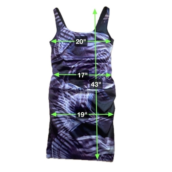 Le Chateau Purple Colour Pulse Sleeveless Scoop Neck Formal Dress Size XL - Picture 7 of 7